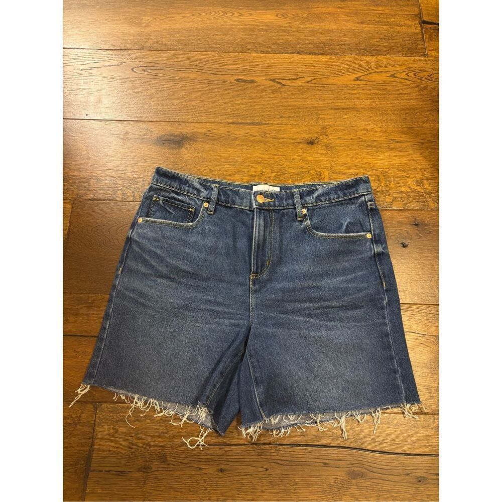 Ann Taylor cutoff raw hem denim jean shorts 32